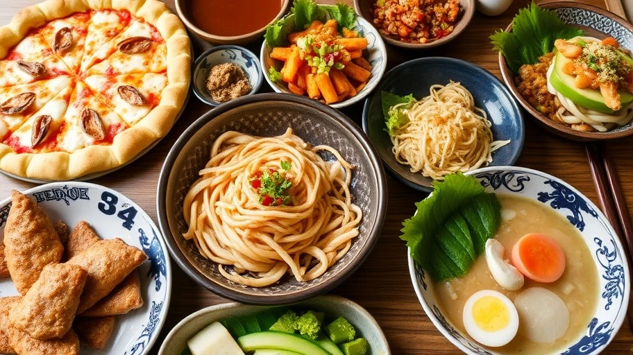 Ẩm thực quốc tế với Pizza 4P’s và Marukame Udon