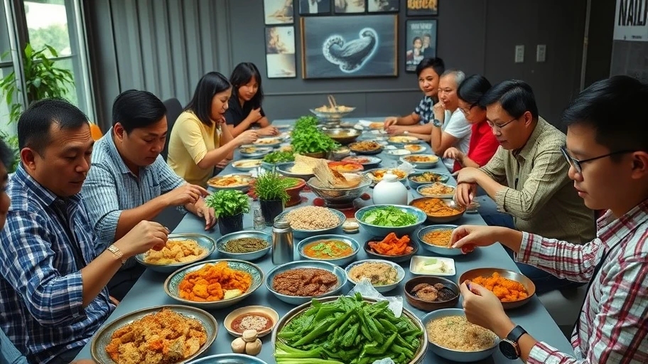 Ảnh mô tả đặc điểm và lợi ích của ăn trưa tại văn phòng