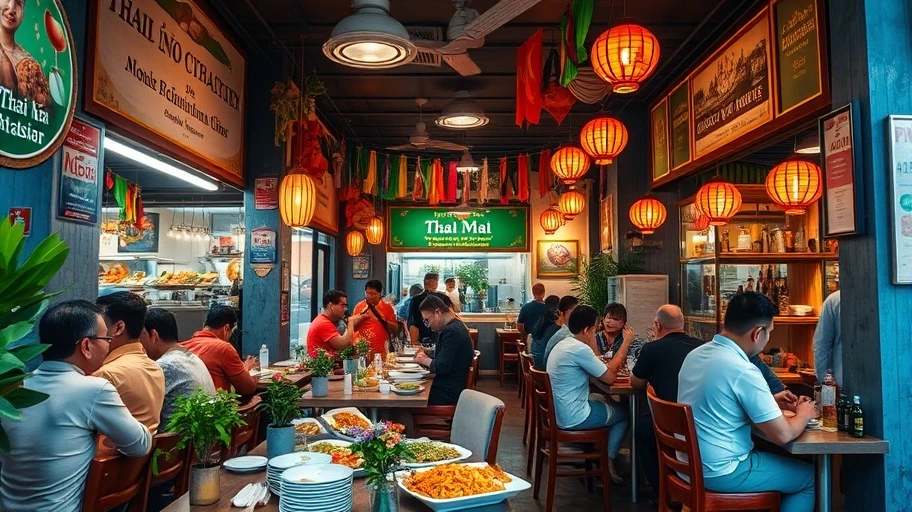 Ảnh quán ăn món Thái nổi tiếng ở Sài Gòn