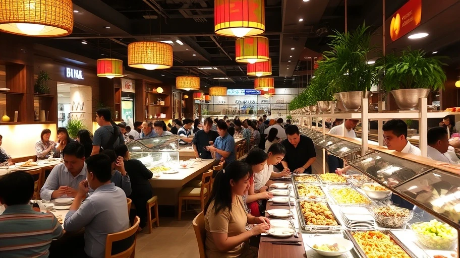 Ảnh quán buffet nổi bật tại Sài Gòn