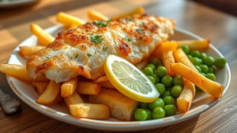 Ảnh tiêu biểu về món Fish and Chips