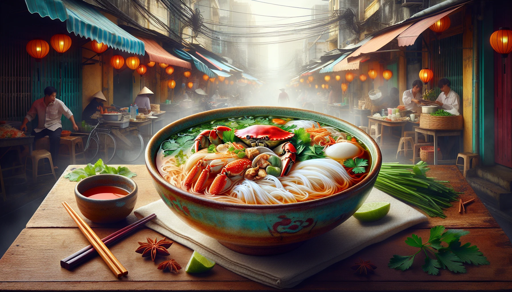 Bánh canh cua đặc sản tại Bình Thạnh.