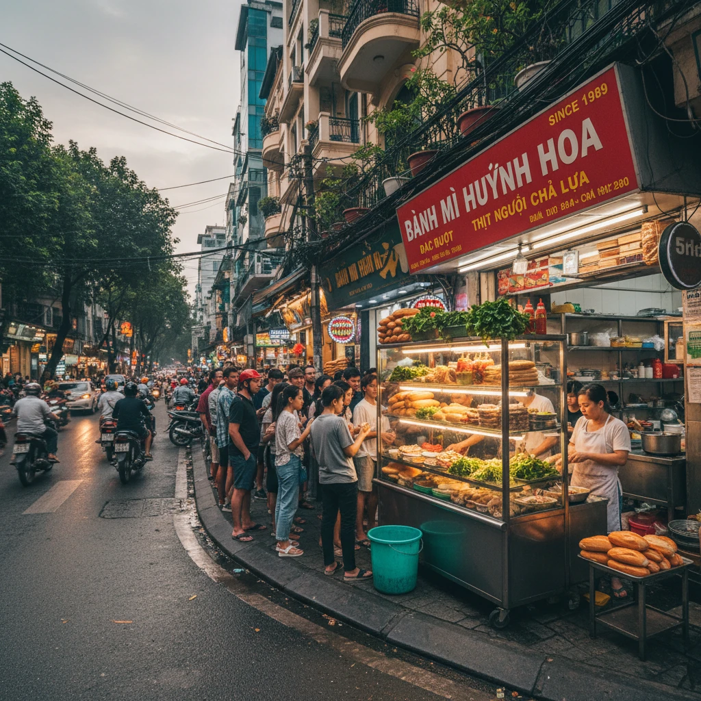 Bánh Mì Huỳnh Hoa - điểm đến ẩm thực đường phố
