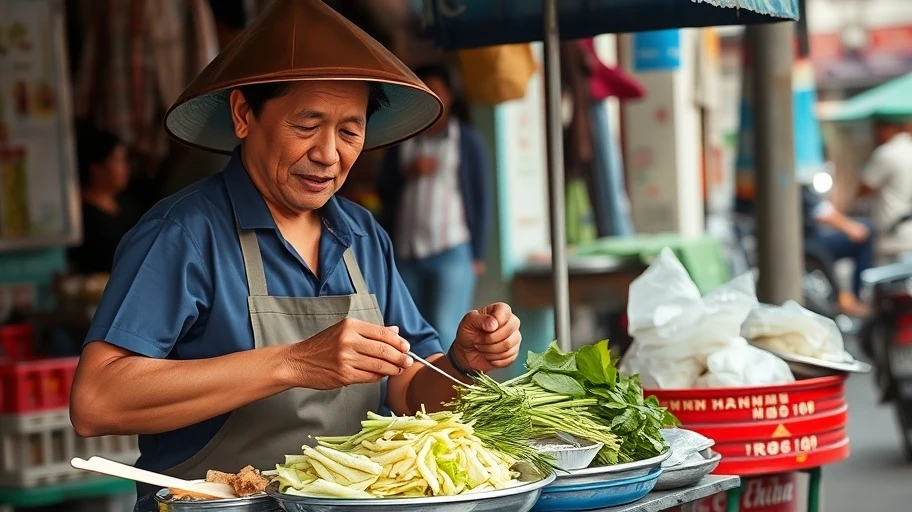 Bánh tráng trộn đặc sản Sài Gòn