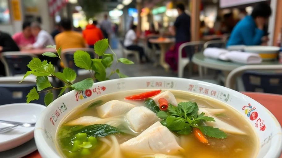 Bát bún chả cá Quy Nhơn tại Sài Gòn