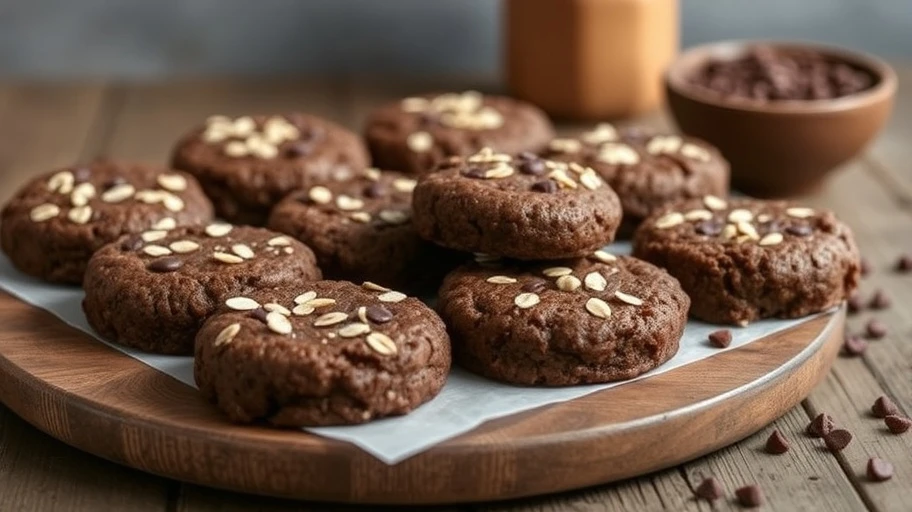 Brownie yến mạch healthy