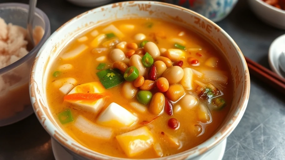 Chè Bà Ba truyền thống với đậu và nước cốt dừa