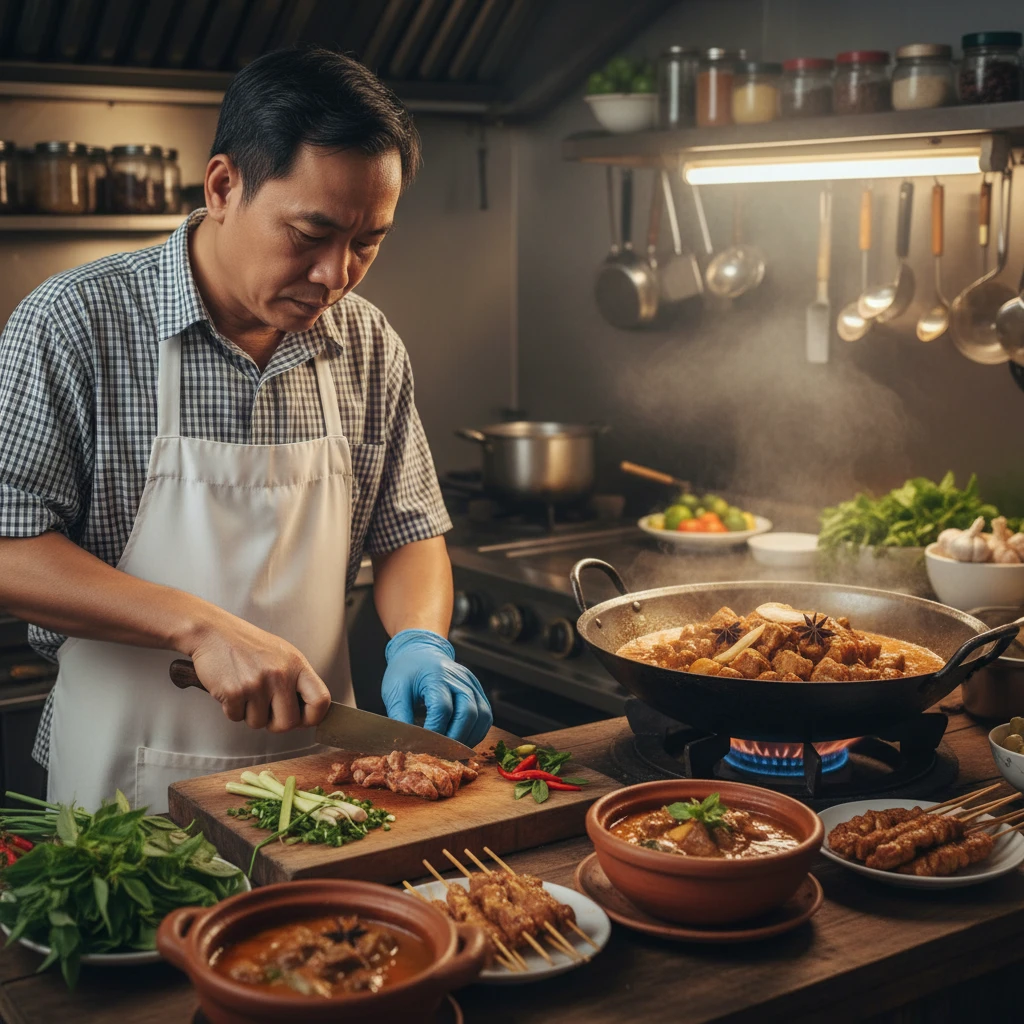 Chế biến món dê đặc sản Ninh Bình