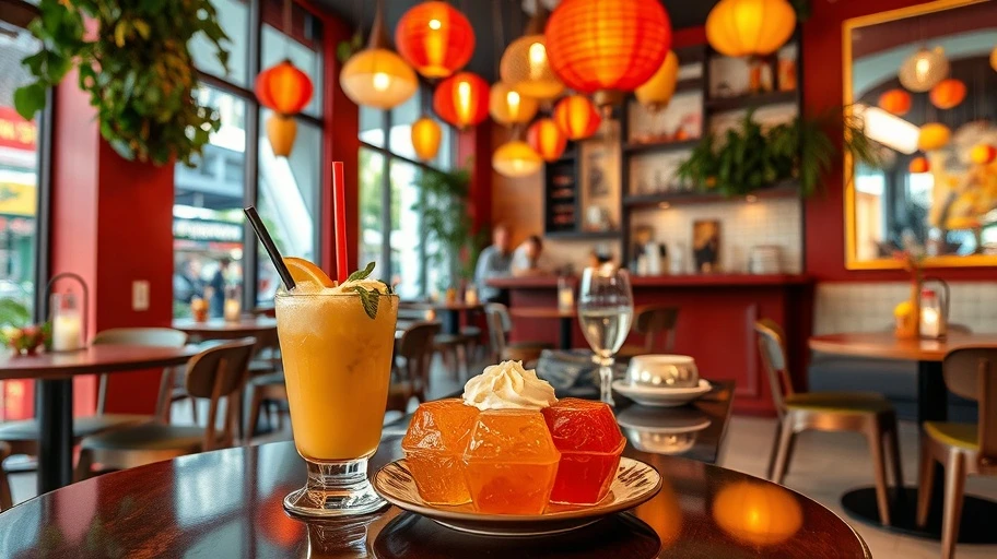 Chè Thái với mít, sầu riêng và thạch