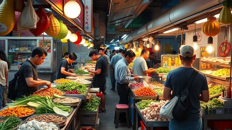 Đặc điểm và giá trị của ẩm thực đường phố.