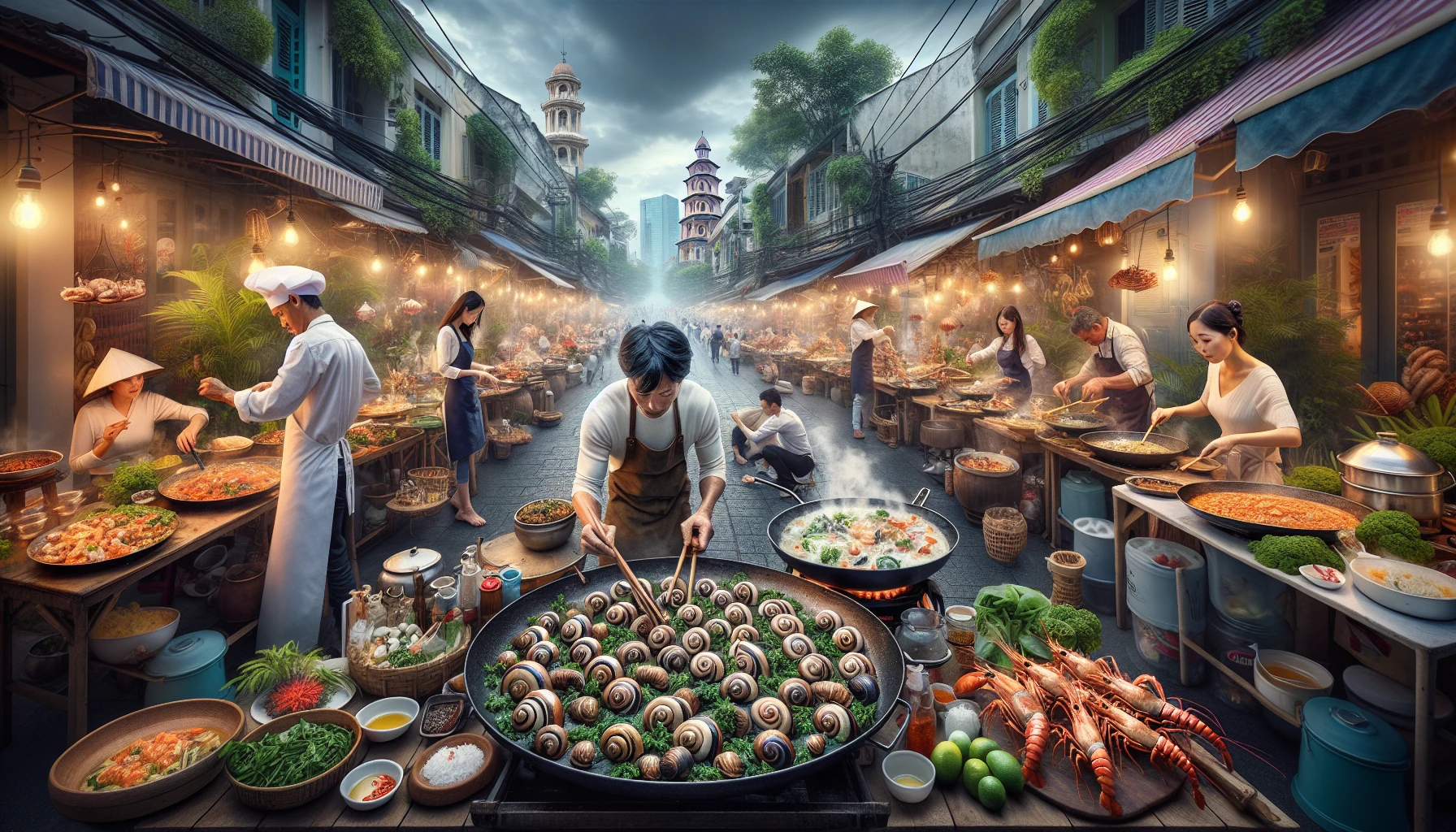 Danh sách địa chỉ quán ốc ngon ở Sài Gòn.