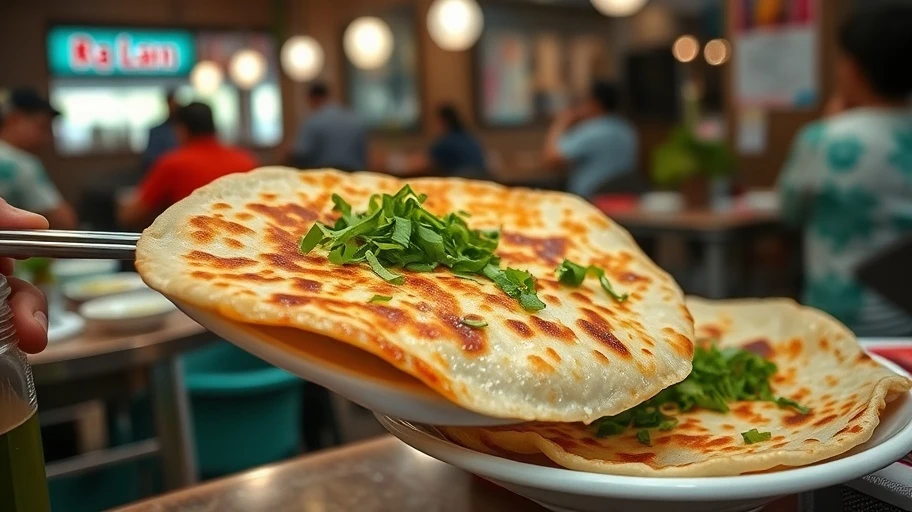 Đĩa bánh xèo hấp dẫn tại Bà Dưỡng Đà Nẵng