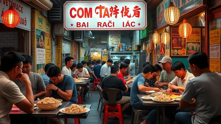 Địa điểm ăn khuya Cơm Tấm Bãi Rác ở Sài Gòn