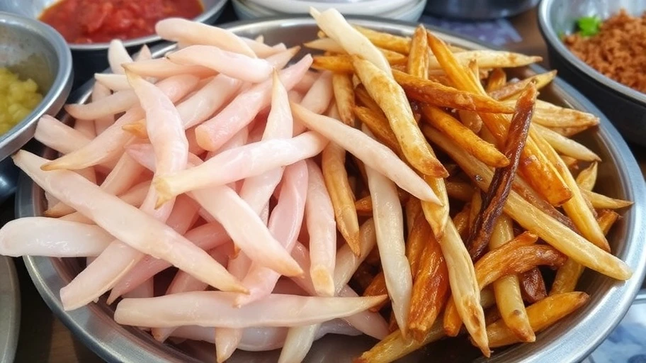 Đuông dừa món kinh dị đặc trưng