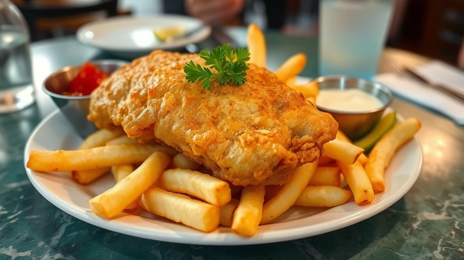 Fish and chips kiểu Anh