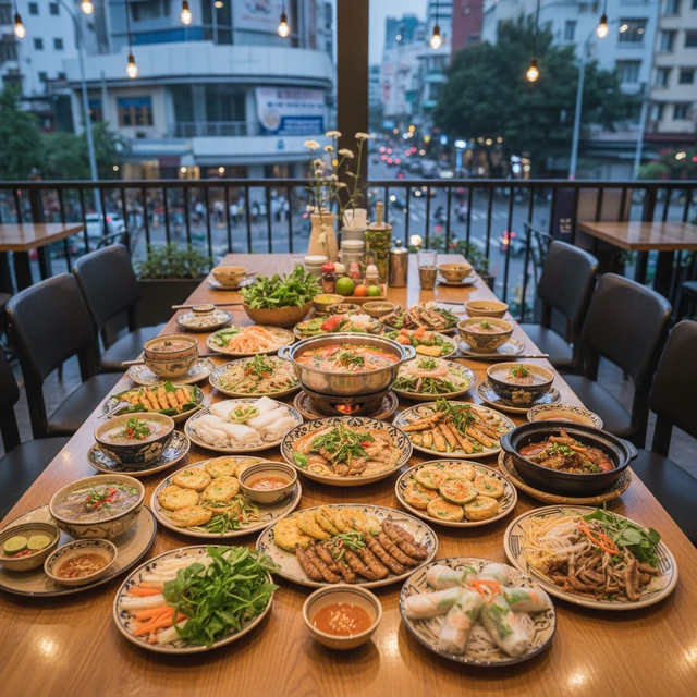 Hình ảnh ẩm thực ba miền ở Sài Gòn