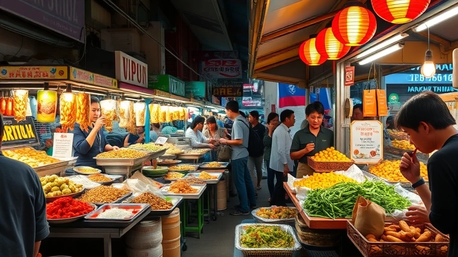 Hình ảnh ẩm thực đường phố Sài Gòn