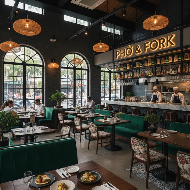 Hình ảnh ẩm thực quốc tế ở Sài Gòn