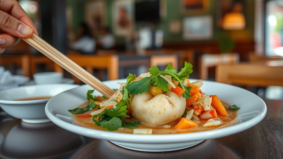 Hình ảnh bánh xèo chay tại TP.HCM