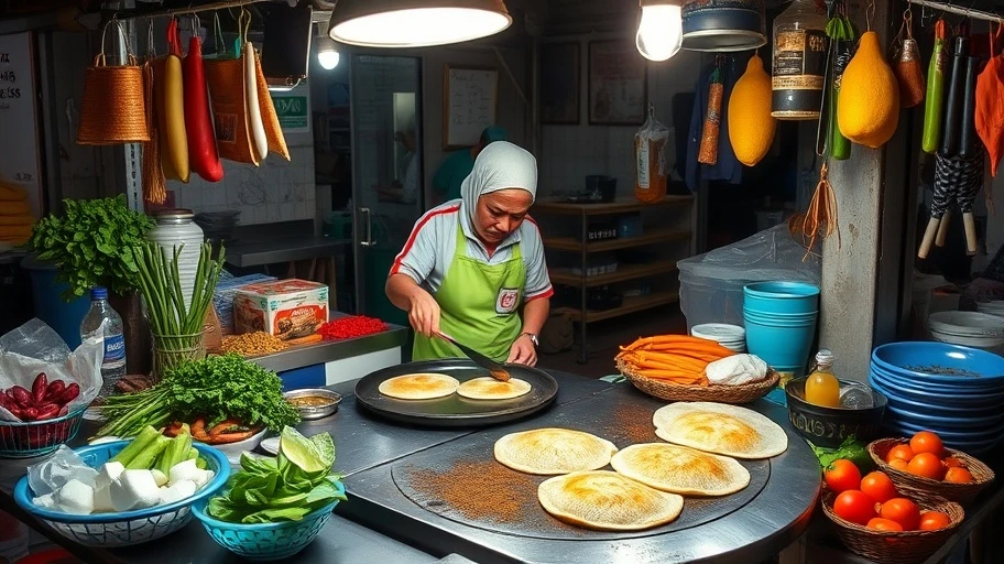 Hình ảnh bánh xèo nổi tiếng Sài Gòn