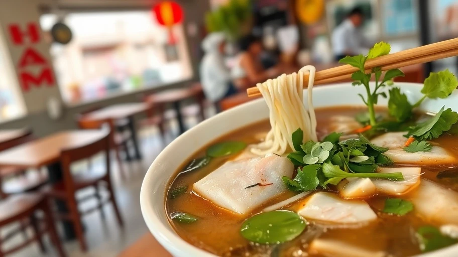 Hình ảnh bún cá đặc sản Hải Phòng