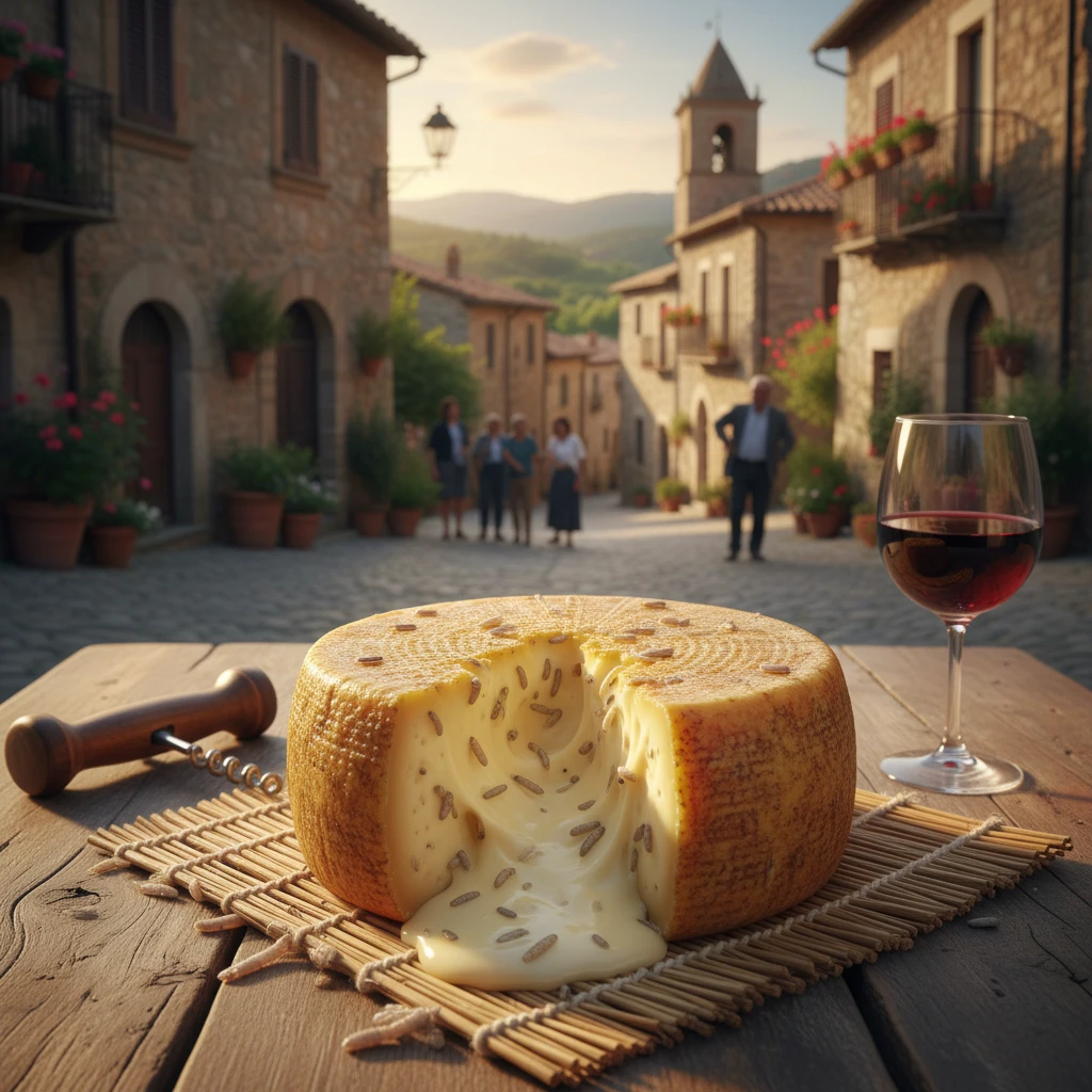 Hình ảnh Casu marzu pho mát Ý