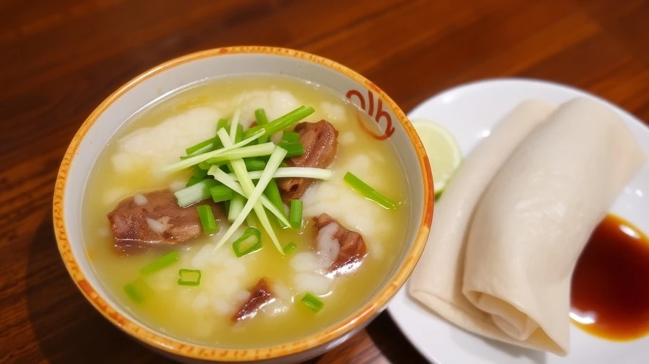 Hình ảnh Cháo Sườn và Bánh Cuốn ở Hà Nội