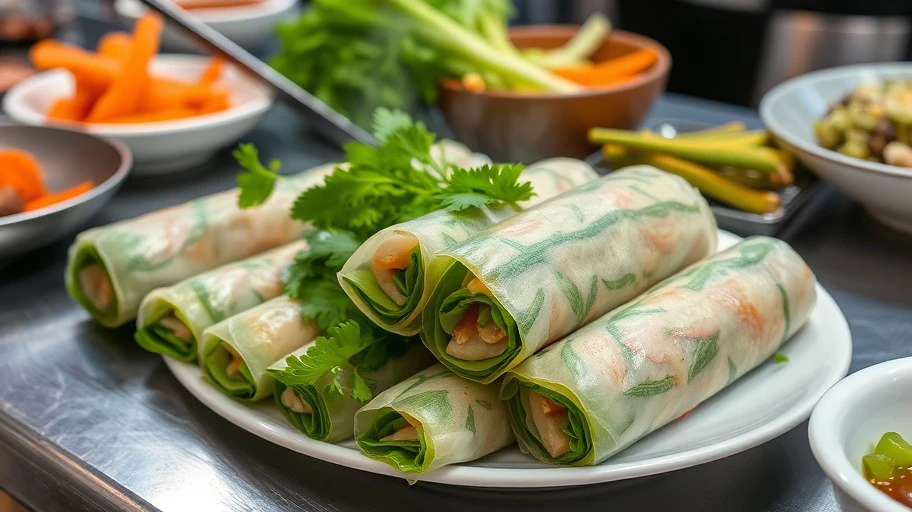 Hình ảnh gỏi cuốn chay tại TP.HCM