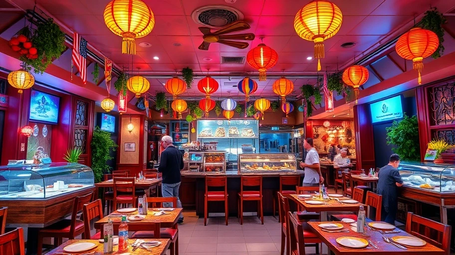 Hình ảnh hai nhà hàng Khét BBQ và Hải Sản Hai Giàu tại Bình Dương.
