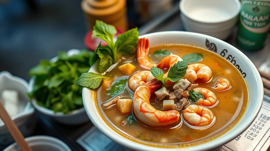 Hình ảnh hủ tiếu Nam Vang, món ăn độc đáo ở Sài Gòn