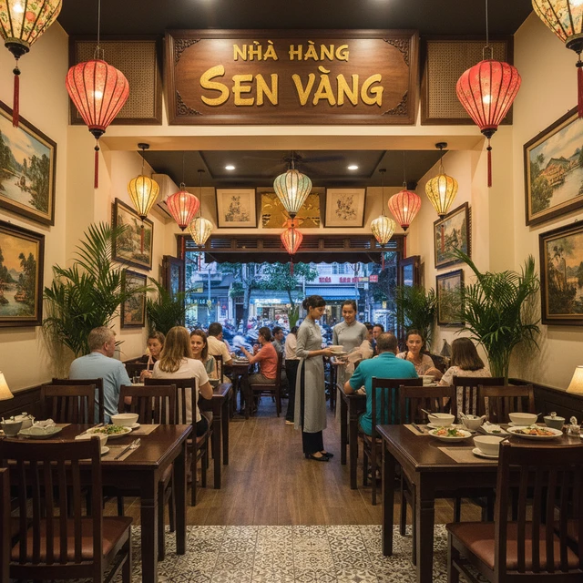 Hình ảnh không gian ẩm thực tại Sài Gòn