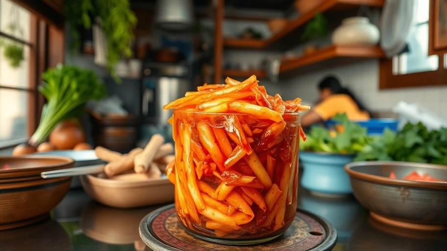 Hình ảnh kimchi Hàn Quốc thơm ngon