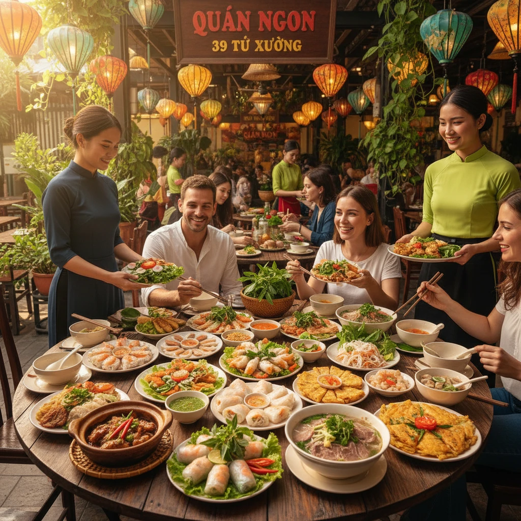 Hình ảnh món ăn đặc trưng tại Quán Ngon 39 Tú Xương