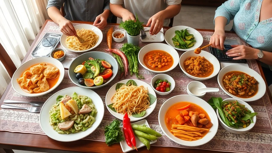 Hình ảnh món ăn dinh dưỡng cho cả gia đình