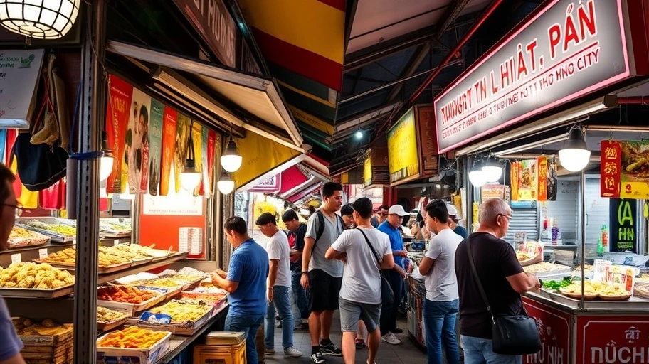 Hình ảnh món ăn đường phố nổi tiếng Sài Gòn