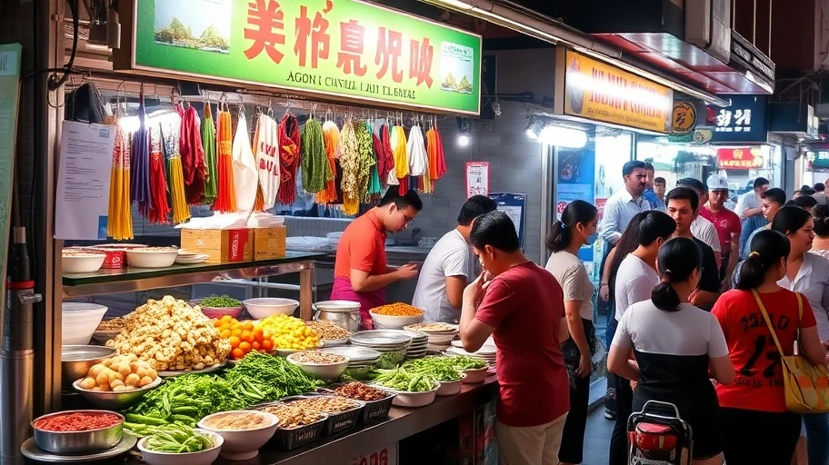 Hình ảnh món ăn đường phố ở TP.HCM nổi tiếng.