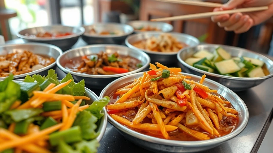 Hình ảnh món ăn truyền thống tại Dương Nội