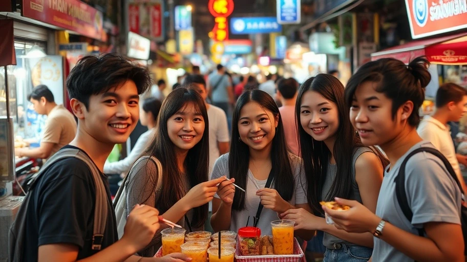 Hình ảnh món ăn vặt Sài Gòn
