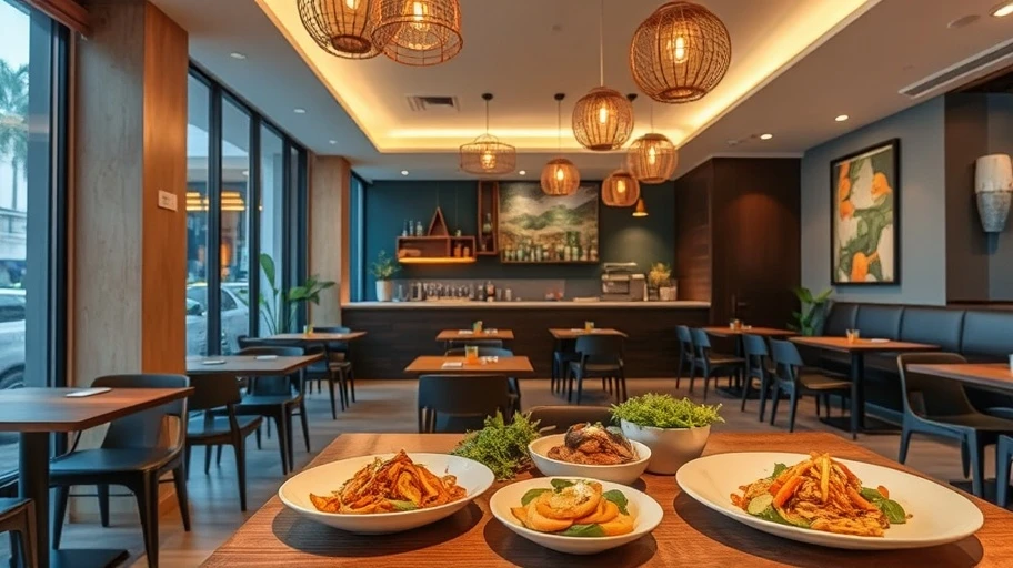 Hình ảnh nhà hàng hiện đại tại Cần Thơ