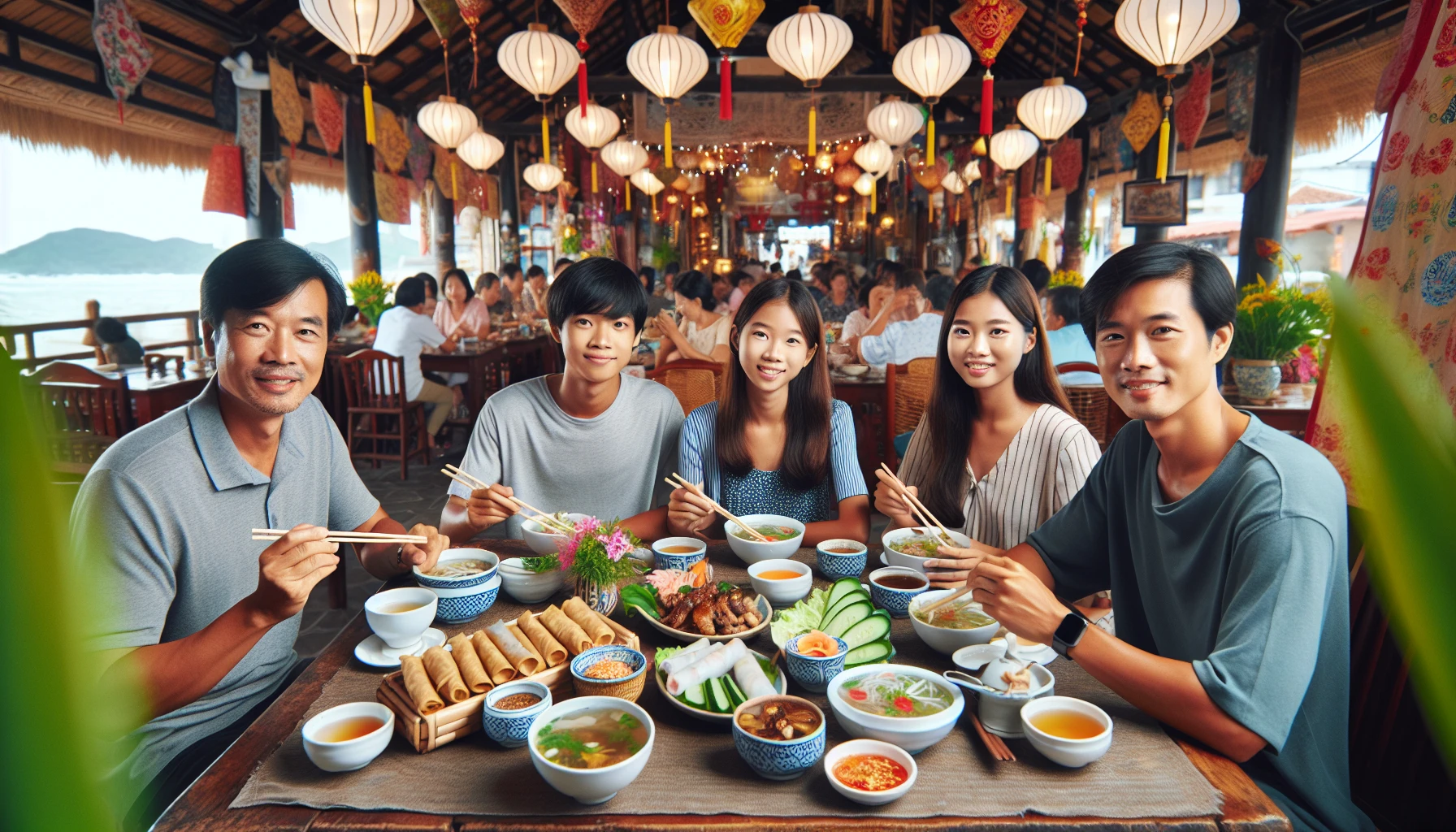 Hình ảnh nhà hàng Thủy Chung, lựa chọn ẩm thực gia đình tại Bãi Cháy