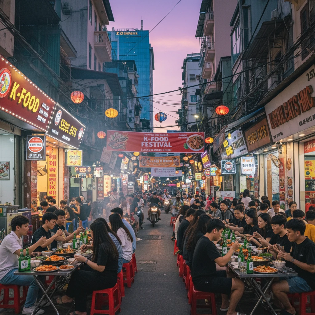 Hình ảnh quán ăn Hàn Quốc tại TP.HCM