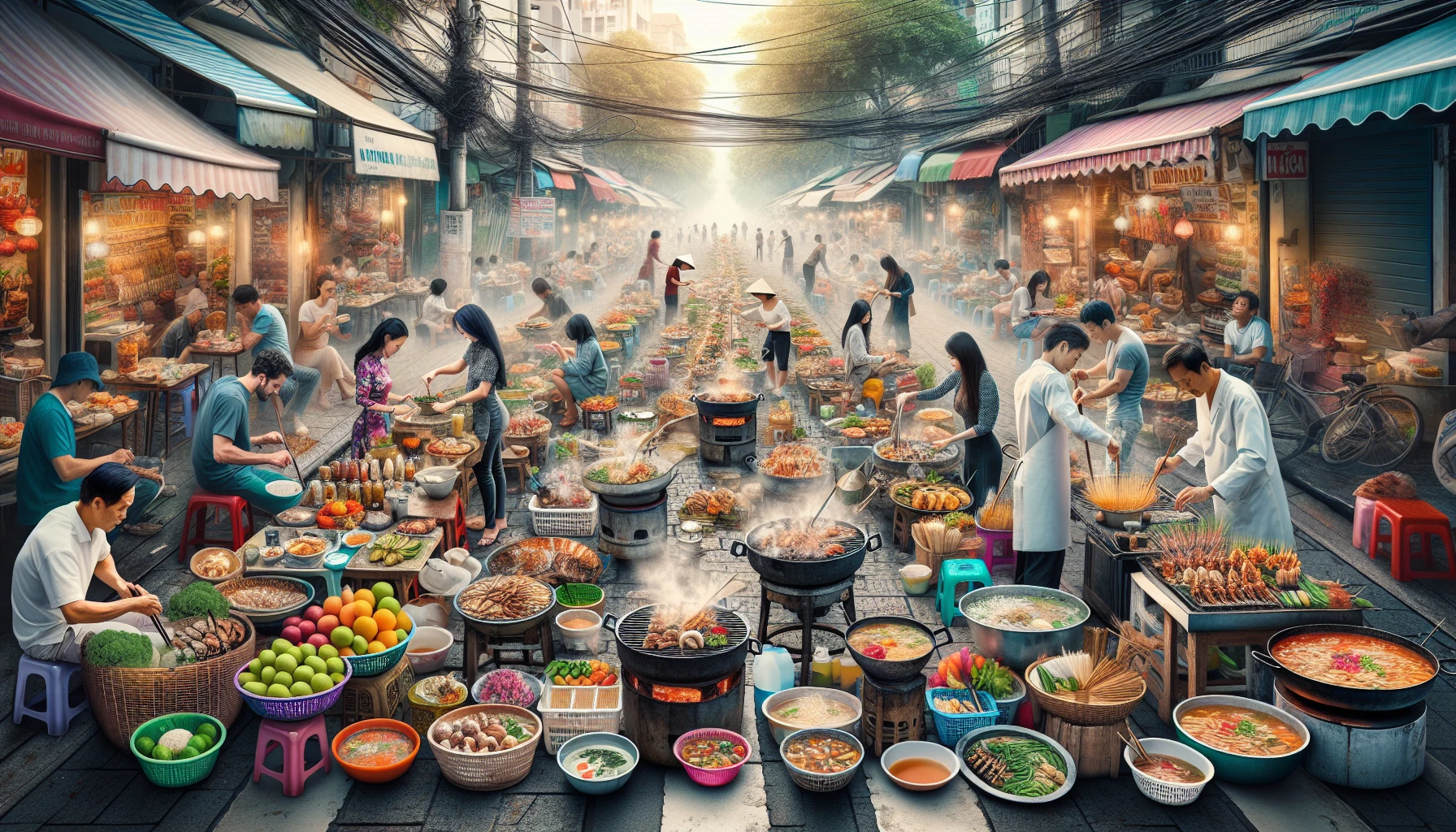 Hình ảnh quán ăn nổi tiếng tại Quan An Saigon