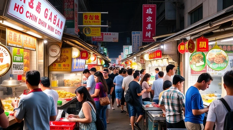 Hình ảnh quán ăn vặt nổi tiếng Sài Gòn