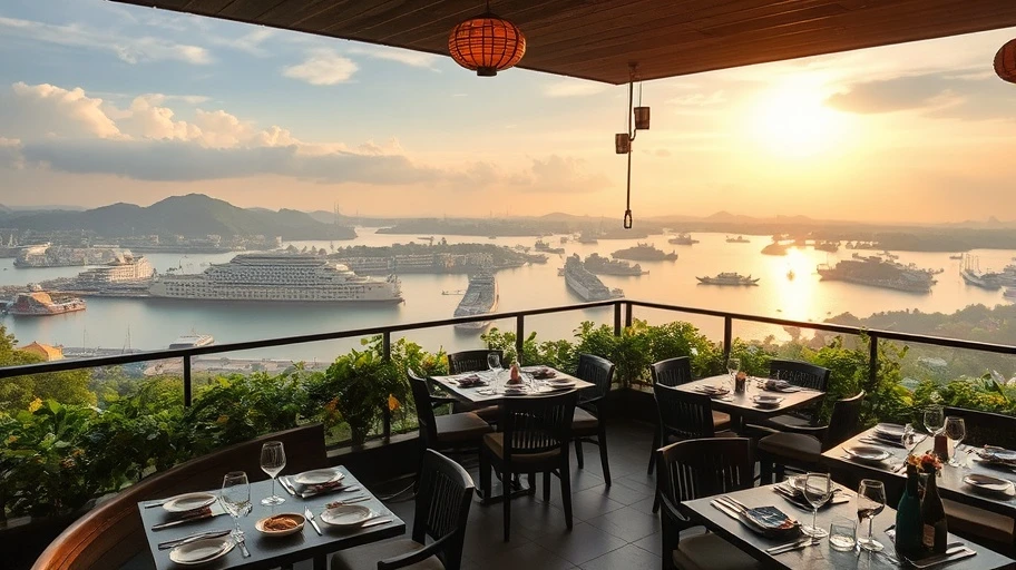 Hình ảnh quán ăn view đẹp tại Hà Nội