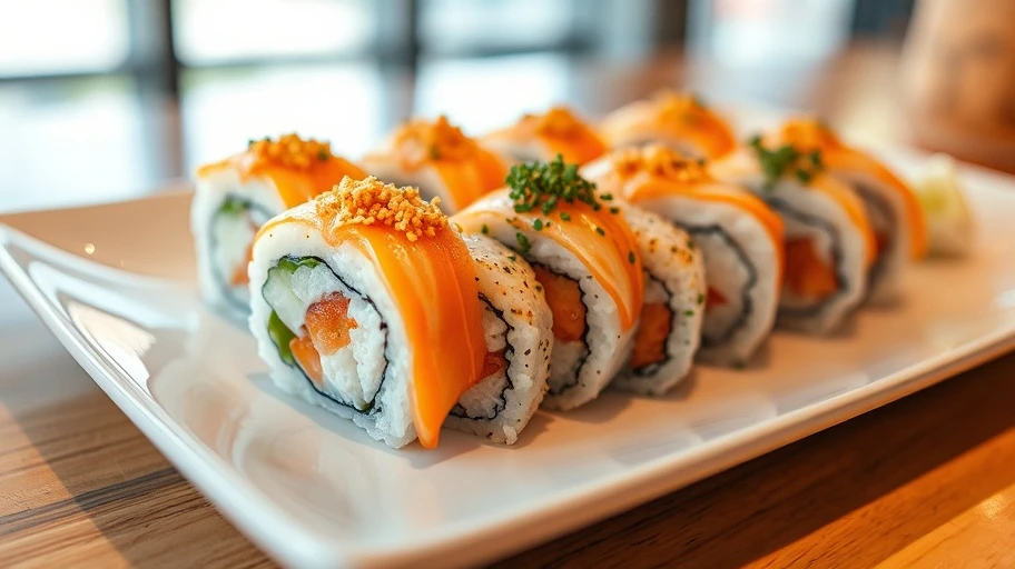 Hình ảnh sushi Nhật Bản tươi ngon ở TP.HCM