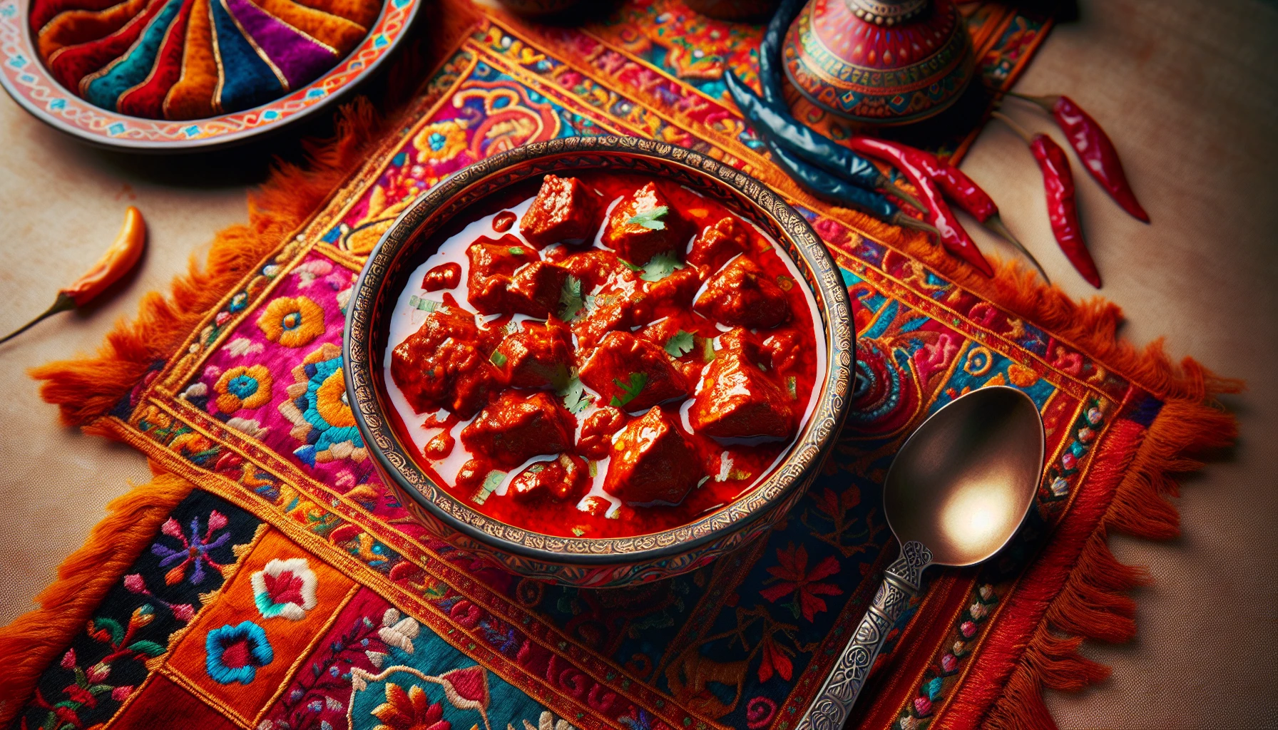 Hình ảnh Vindaloo cà ri và Kimchi nổi tiếng