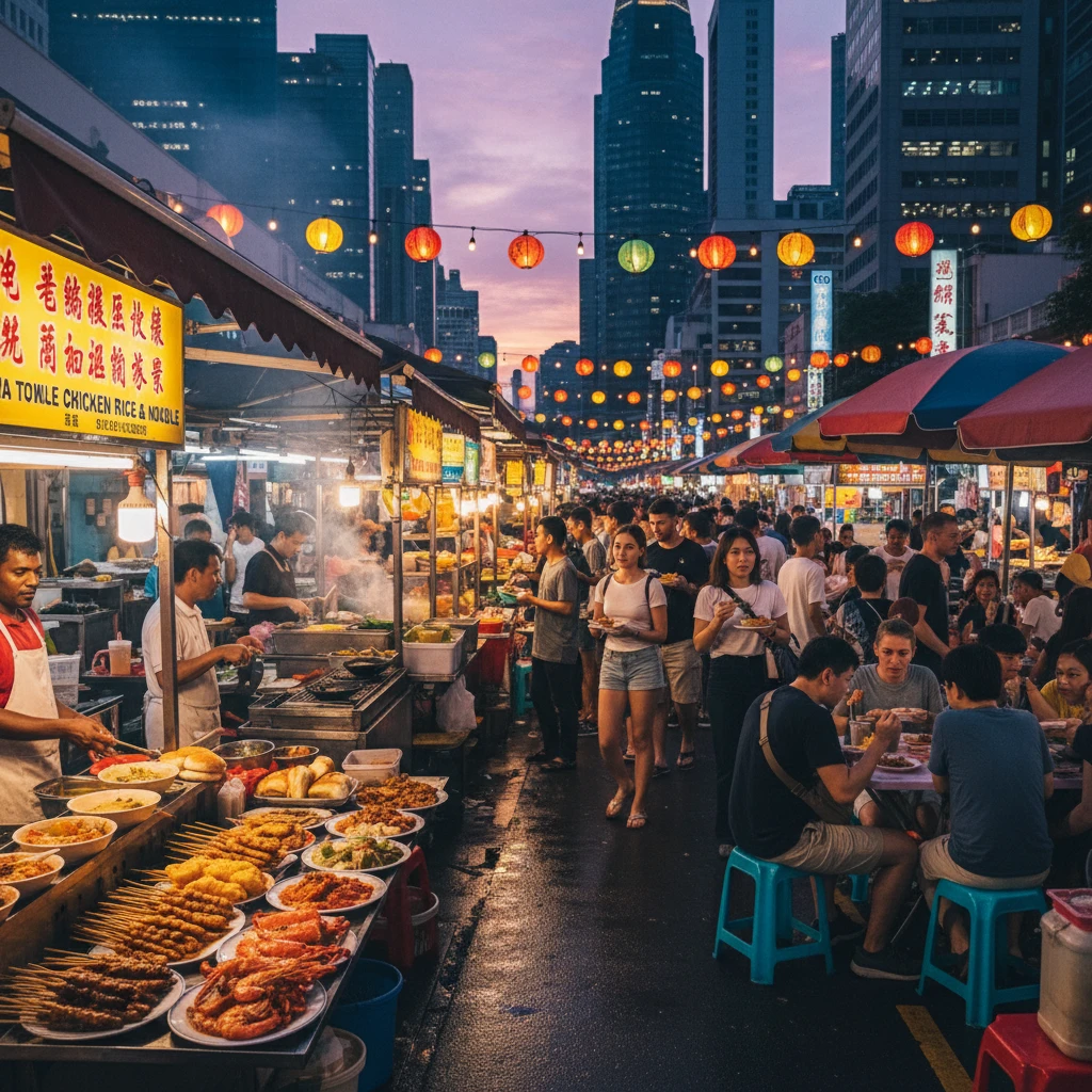 Khám phá ẩm thực đường phố Singapore