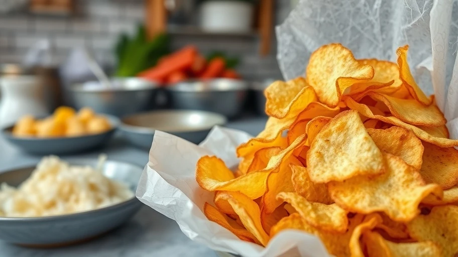 Khoai tây chiên và bánh tráng trộn dễ làm tại nhà