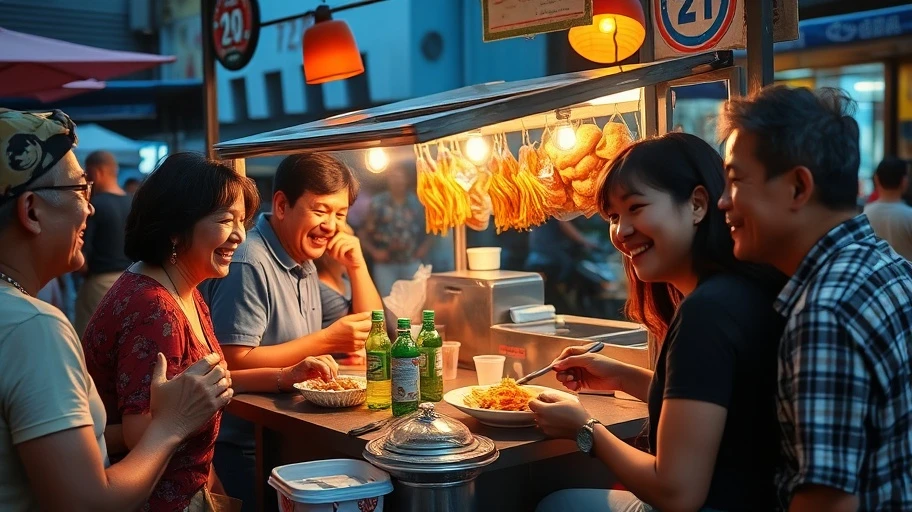 Lợi ích của ẩm thực đường phố với cộng đồng.