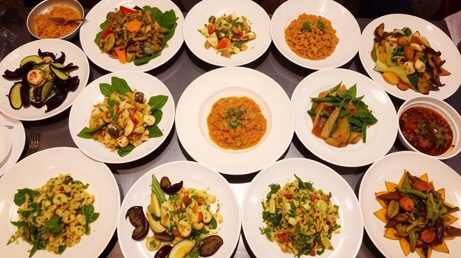 Món ăn chay tại nhà hàng Sài Gòn